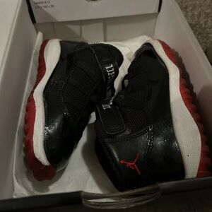 Kids Black and Red Sneakers